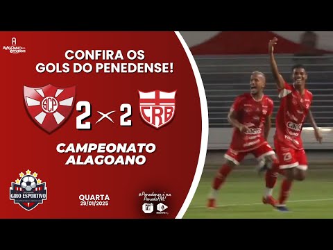 GOLS DO PENEDENSE - Penedense x CRB - CAMPEONATO ALAGOANO 2025 - PenedoFM 97,3