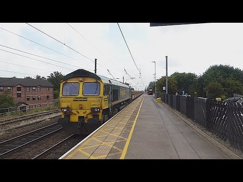 Freightliner Class 66 passes Northallerton (19/7/17)