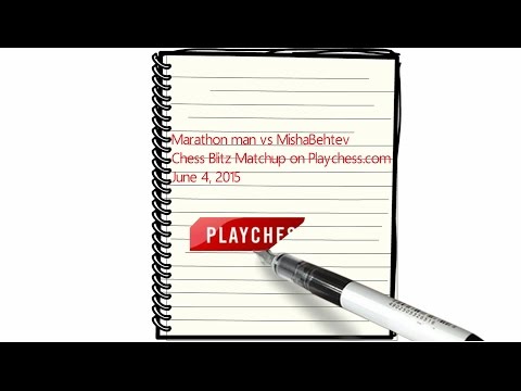 ♚ Marathon man vs Alexander Morozevich (MishaBehtev) 🏆 Chess Blitz on Playchess.com ⏰ June 4, 2015
