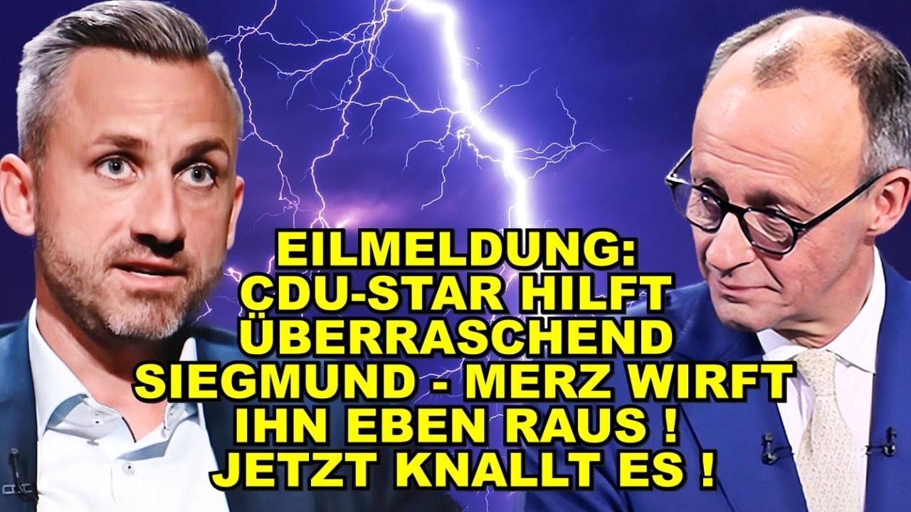 EIL: CDU-Star HILFT AfD & FLIEGT RAUS!