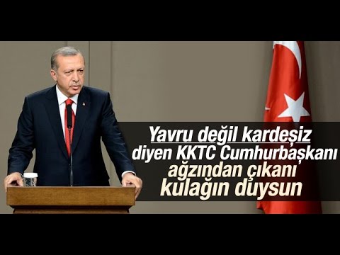 Erdoğan'dan yeni KKTC Cumhurbaşkanı'na cevap!!!