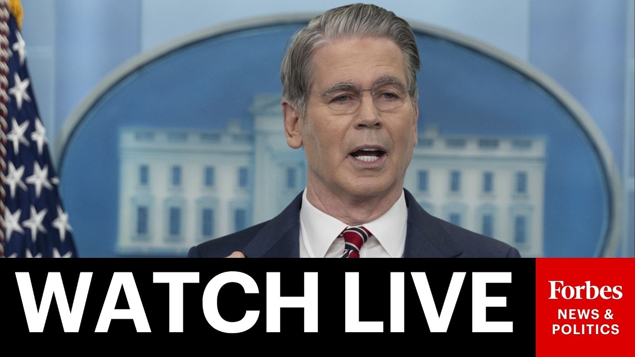 Video | LIVE: Treasury Secretary Scott Bessent Holds White House Press Briefing As U.S. and Iran Circle Deal