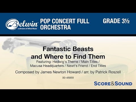 Fantastic Beasts and Where to Find Them, arr. Patrick Roszell – Score & Sound
