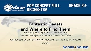 Fantastic Beasts and Where to Find Them, arr. Patrick Roszell – Score & Sound