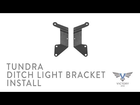 Tundra Ditch Light Bracket Installation