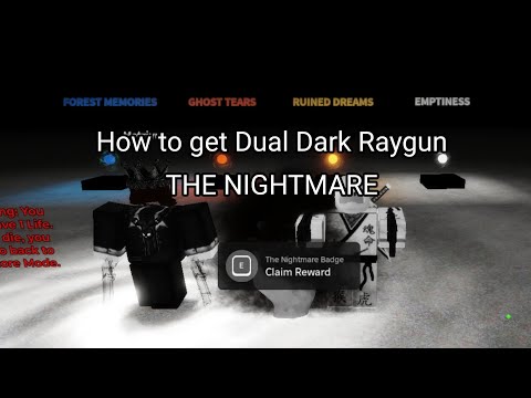 Nightmare Trial How to get Dual Dark Raygun In Area 51 [ALPHA] Roblox