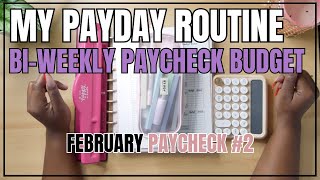 BI-WEEKLY PAYCHECK BUDGET | 2ND PAYCHECK IN FEBRUARY | CATCHING UP