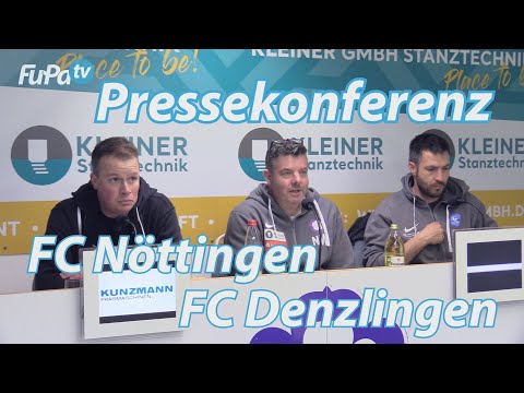 "Da kann man d. Jungs schon ein Kompliment aussprechen" | PK FC Nöttingen - FC Denzlingen | 25.10.25