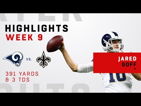 Jared Goff's Great Game w/ 391 Passing Yards & 3 TDs!