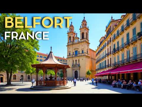 Exploring Belfort 🇫🇷 | Walking Tour 4k