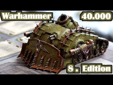 Warhammer 40K 8. Edition Schlacht Bericht Ork Biker gegen Nurgle Death Guard