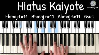 How to Play Hiatus Kaiyote &quot;Molasses&quot; - Piano Tutorial Lesson