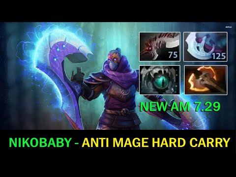 NIKOBABY [Anti Mage] New imba  - Dota 2 7. 29 Patch