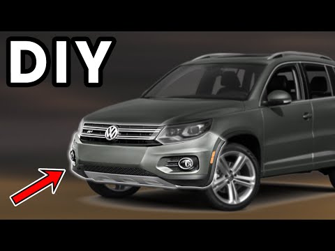 DIY 2009-2017 Volkswagen Tiguan Front Bumper Removal | How To Remove Volkswagen Tiguan Front Bumper