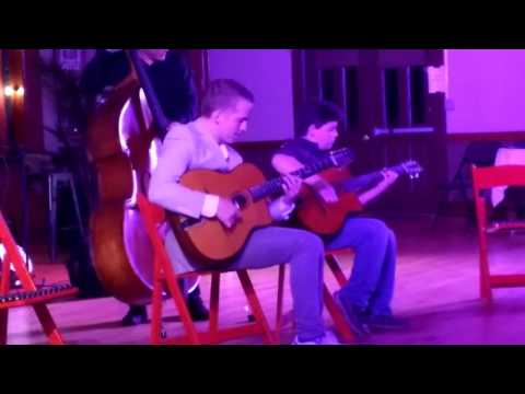 Henry Acker (age12), w/ Olli Soikkeli and Greg Loughman