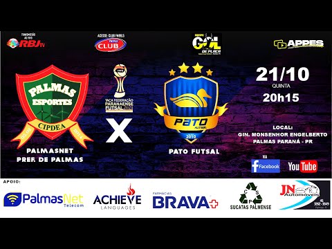 PALMASNET / PREF. DE PALMAS  X  PATO FUTSAL