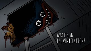 Poppy Playtime Game: What is in the Ventilation? Huggy Wuggy Fan Horror Animation