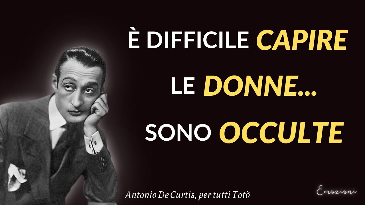 Le frasi più belle del grande Totò da non dimenticare mai