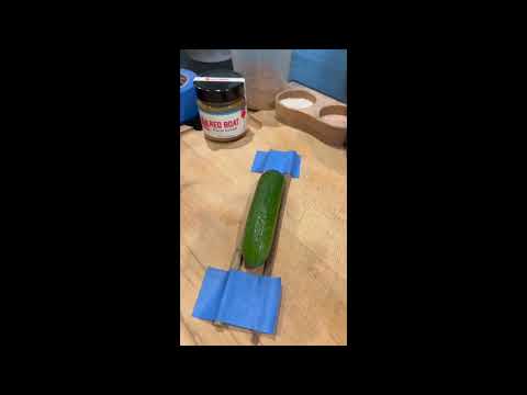Knife Skills: Spiral-cut Cucumber