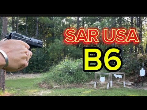 SAR B6 shooting and review. Is it worth buying and how well does it shoot. #firearmreview #edc