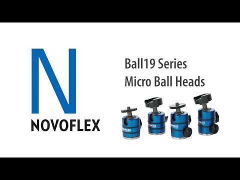 Mini Ballheads Hold Up to 6.6 lbs–NOVOFLEX BALL19 and NEIGER Ballheads