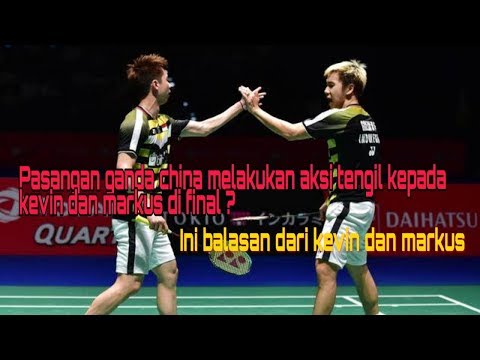 Final Fuzhou China Open Kevin Marcus Gideon vs He Jiting Tan Qiang