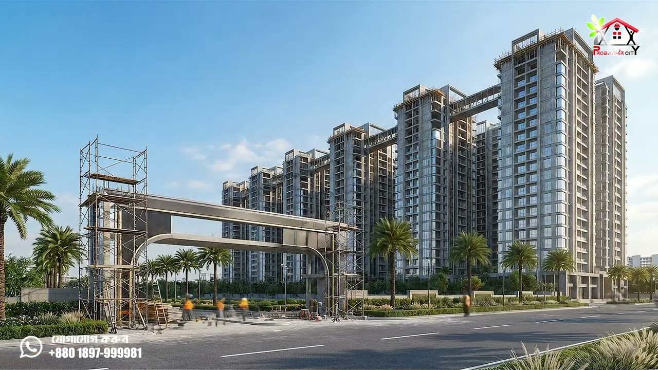 যেভাবে নির্মিত হবে স্বপ্নের প্রবাসীর সিটি । Probashir City । Construction । Probash Time