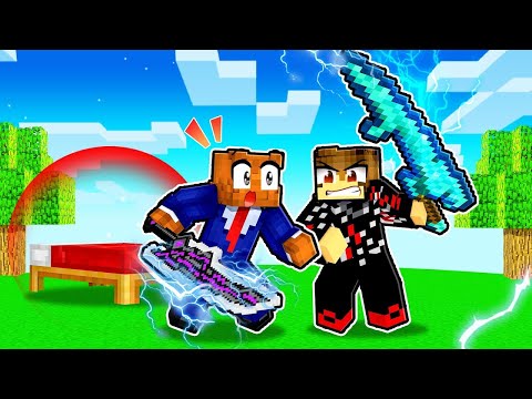 Insane Gear Crafting in Minecraft Bedwars!