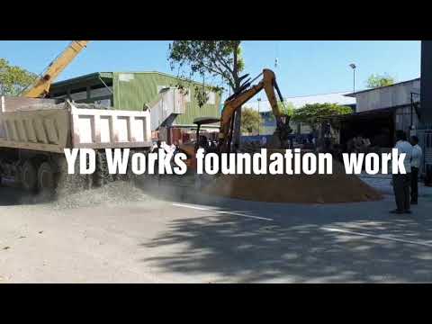 YD Works foundation work in Hulhumale