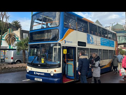 Kickdown & Epic Thrash - Stagecoach South West ALX400 Trident 18513 on Route 11 