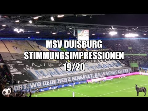MSV Duisburg Fangesänge Live aus dem Stadion  19/20
