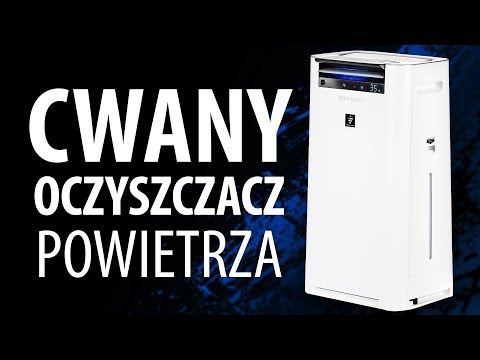 Oro valytuvas ir drėkintuvas Sharp KC-G50EUW su drėkinimo funkcija video