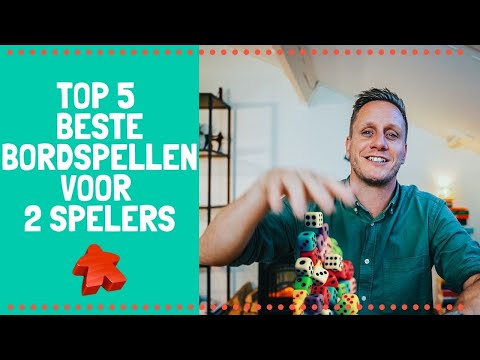 Top 5 beste bordspellen met twee spelers!