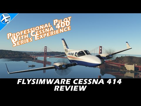 Flysimware Cessna 414 Review - Microsoft Flight Simulator - Beta Version