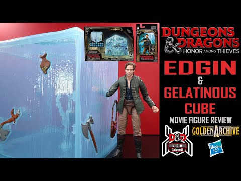 Dungeons & Dragons Honor Among Thieves Golden Archive EDGIN & GELATINOUS CUBE Movie Figure Review