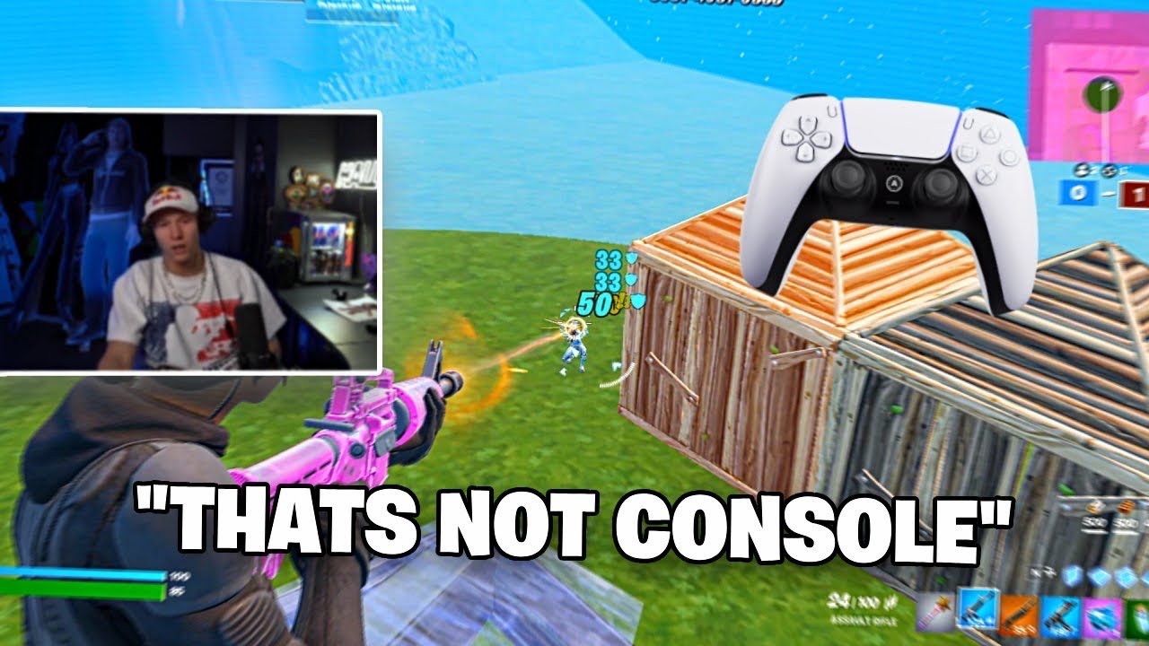 humbling pros and streamers on a console...
