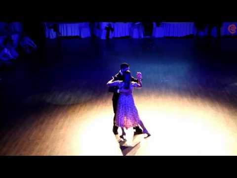  Sebastian Jimenez  and  Maria Ines Bogado  are  dancing  at  White Nights tango festival  in  2015