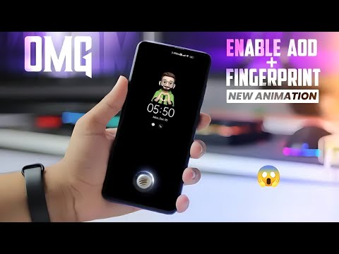 Encble A0D with new Fingerprint Animation on Xiaomi Device 😱