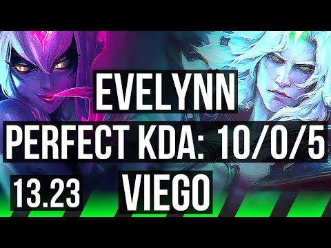 EVELYNN vs VIEGO (JNG) | Rank 2 Eve, 10/0/5, Legendary | KR Grandmaster | 13.23