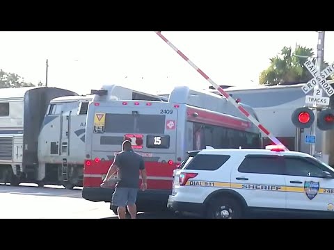 JTA bus vs. Amtrak at Roosevelt and McDuff