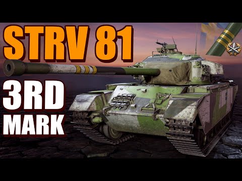 3 MARKS OF EXCELLENCE! | STRV 81 (World of Tanks Console)