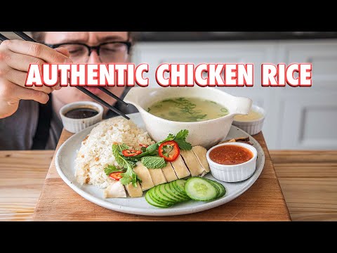 The Greatest Chicken And Rice Dish To Ever Live (Hainanese Chicken Rice)