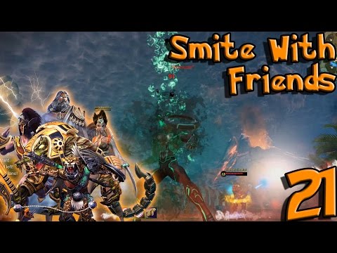 CROC THROWS TREES | Smite with Friends (21) | Conquest Xbalanque ADC Gameplay