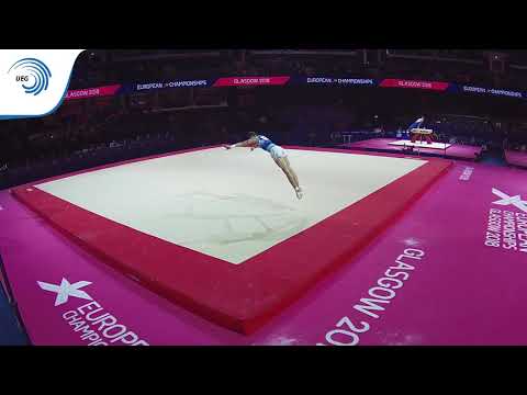 Samad MAMMADLI (AZE) - 2018 Artistic Gymnastics Europeans, junior qualification floor