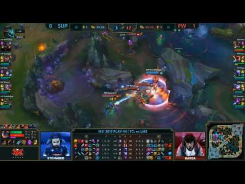 Highlight FW vs SUP Ván 2 giải đấu MSI [05.05.2017]