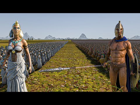 2000 CLEOPATRA vs 2 MILLION SPARTANS - Ultimate Epic Battle Simulator UEBS 2