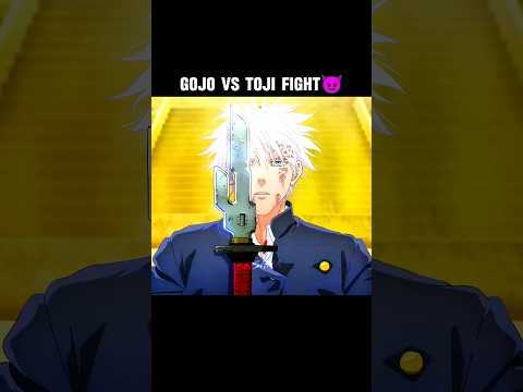 Gojo Vs Toji Fight 😈 #gojo #toji  #jujutsukaisen #anime