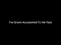 Jazz Backing Track - I've Grown Accustomed To Her Face