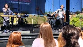 St. Lucia "Physical" live. Rock n Roll Marathon Concert series. Raleigh, NC 4-10-16.