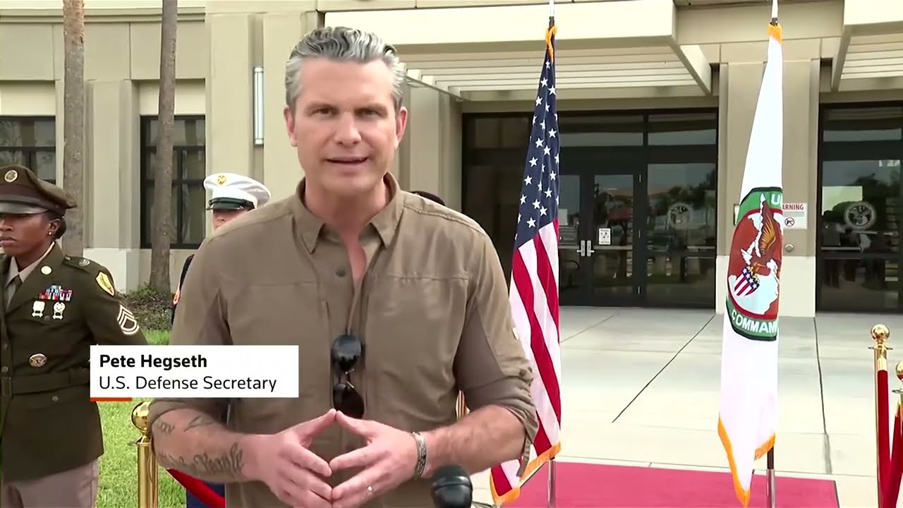 Video | Hegseth says US to bomb 'key facilities' in Iran